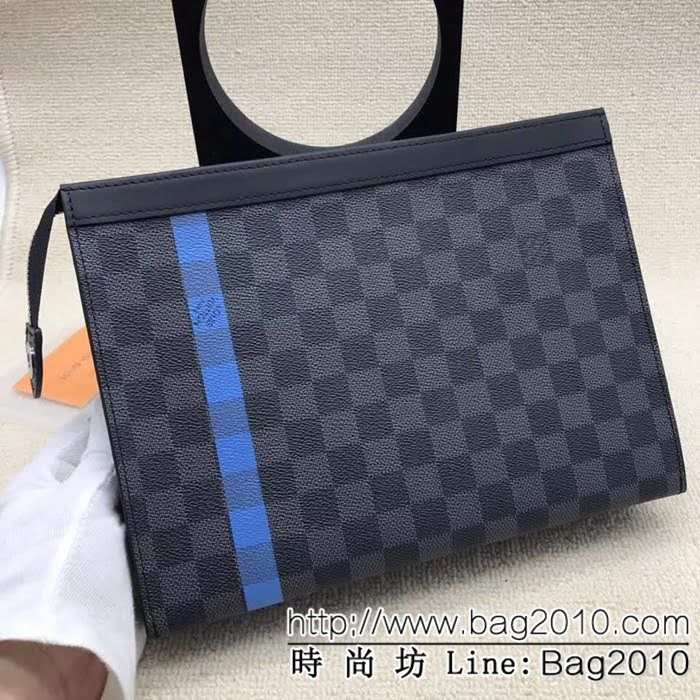 路易威登LV頂級原單 N64444海外原單特供專櫃貨 歐牙拉鏈手拿包 ZY1050